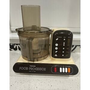 Vintage Toshiba Food Processor TFP 1200 Tested Working Rare